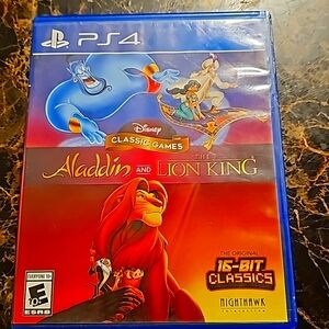 Ps4 disney classic games Aladdin and the Lion King